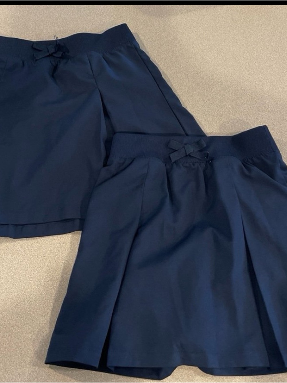 2 French Toast  Navy Blue Pleated Skirts size 8